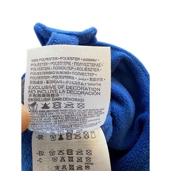 Nike Infant Fleece Hat Mittens Set Blue Baby - Picture 7 of 13